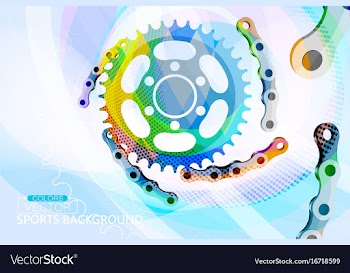 Abstract colors cogwheel concepts scene vector image
