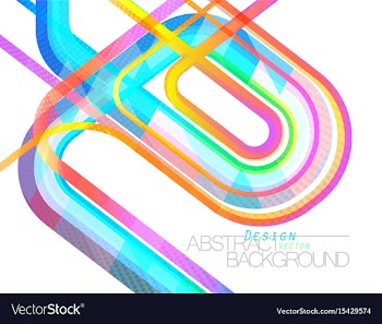 Abstract colors concave motion scene vector image