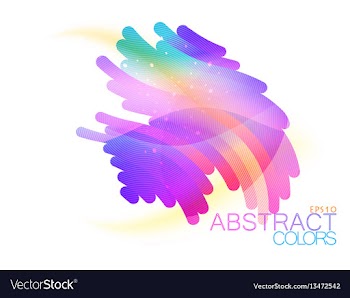 Abstract colors scene vector image