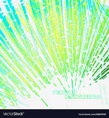 Abstract colors shapes on a gray scene vector image