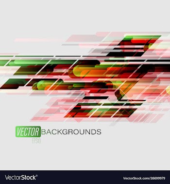 Abstract colors shapes on a gray vector image
