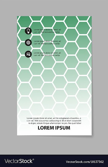 Abstract composition business card set box block vector image