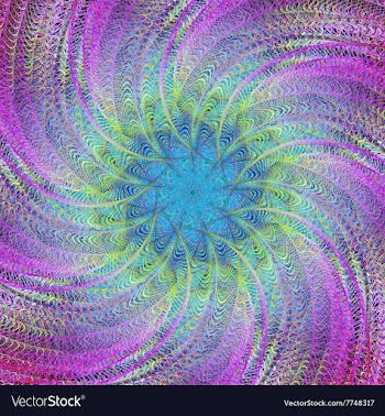 Abstract computer generated digital graphic design vector image