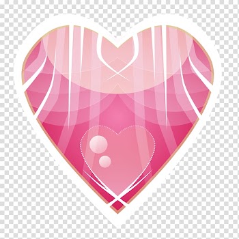 Abstract Computer Icons , Abstract Heart Pink transparent background PNG clipart