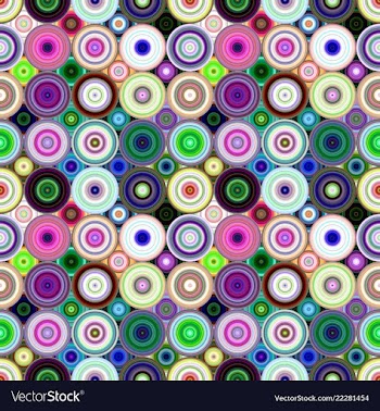 Abstract concentric circle pattern background vector image