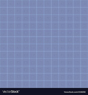 Abstract concentric line square mosaic background vector image