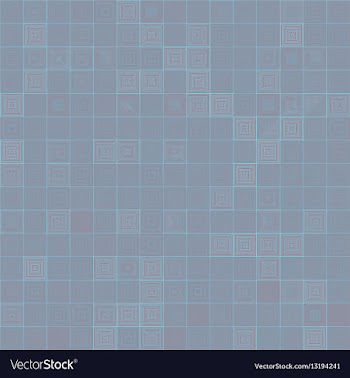 Abstract concentric square mosaic background vector image