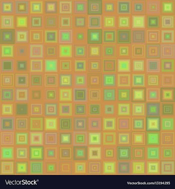 Abstract concentric square mosaic background vector image