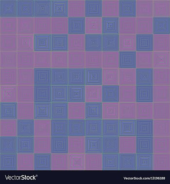 Abstract concentric square mosaic background vector image