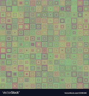 Abstract concentric square mosaic background vector image