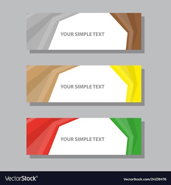 Abstract corporate business banner template vector image