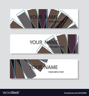 Abstract corporate business banner template vector image