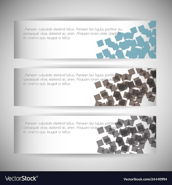 Abstract corporate business banner template vector image