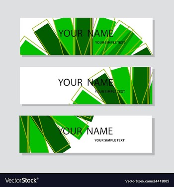 Abstract corporate business banner template vector image