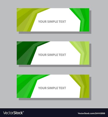 Abstract corporate business banner template vector image
