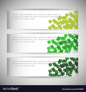 Abstract corporate business banner template vector image