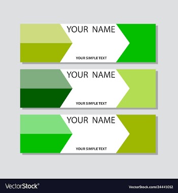 Abstract corporate business banner template vector image