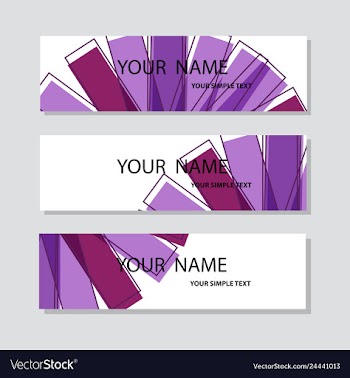 Abstract corporate business banner template vector image