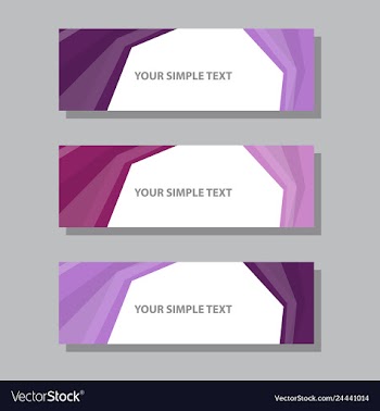 Abstract corporate business banner template vector image
