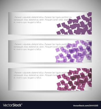 Abstract corporate business banner template vector image
