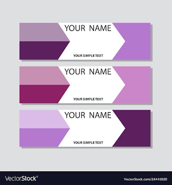 Abstract corporate business banner template vector image