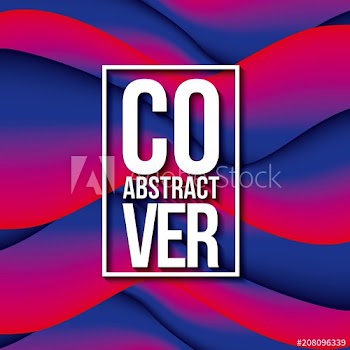 abstract covers fluids waves degrade neon background vector illustration