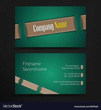  					Abstract creative business cards set template vector image														