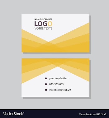 Abstract creative business cards vector image