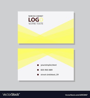 Abstract creative business cards vector image