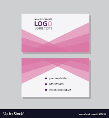 Abstract creative business cards vector image