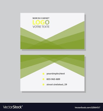 Abstract creative business cards vector image