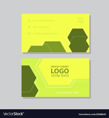 Abstract creative business cards vector image