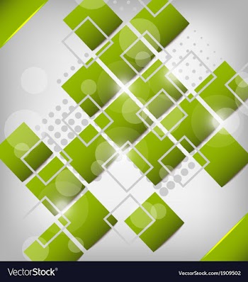  					Abstract creative green background with squares vector image														