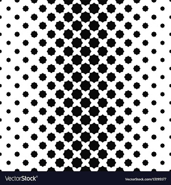 Abstract curved octagon pattern background vector image