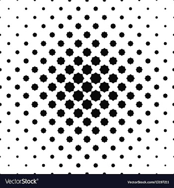 Abstract curved octagon pattern background vector image