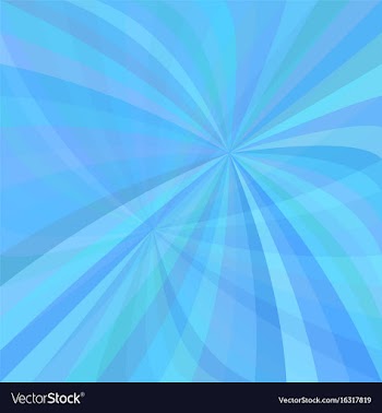 Abstract curved ray burst background vector image