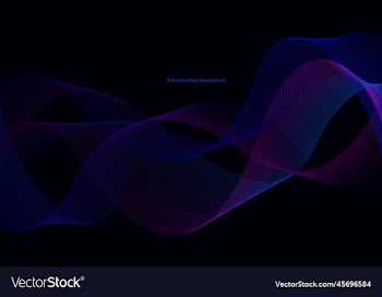 abstract dark background with wavy glowing lines