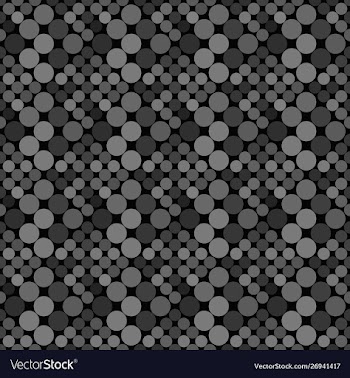 Abstract dark grey seamless dot pattern vector image