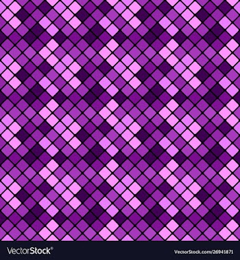 Abstract dark violet geometrical square pattern vector image