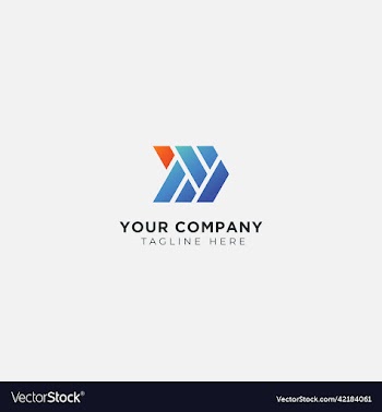 abstract deck pattern arrow logo