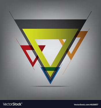  					Abstract decorative arrow vector image														