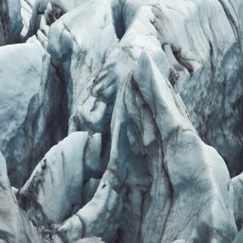 Abstract detail from Vatnajokull glacier