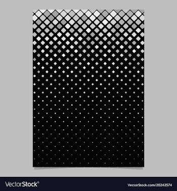 Abstract diagonal rounded square pattern poster vector image