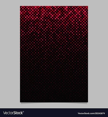 Abstract diagonal rounded square pattern poster vector image
