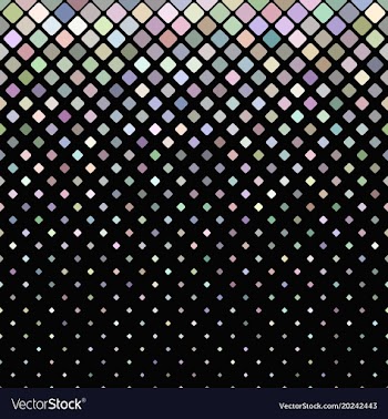 Abstract diagonal square mosaic pattern background vector image