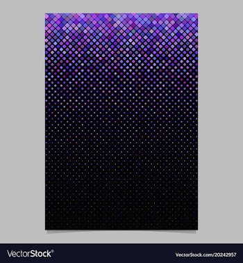 Abstract diagonal square pattern background vector image