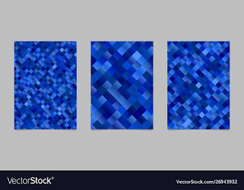 Abstract diagonal square pattern brochure vector image