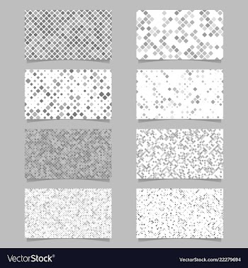 Abstract diagonal square pattern mosaic card vector image
