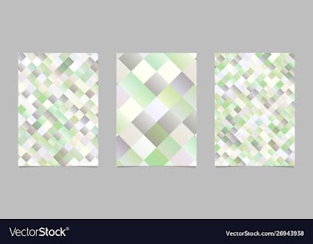 Abstract diagonal square pattern page template vector image