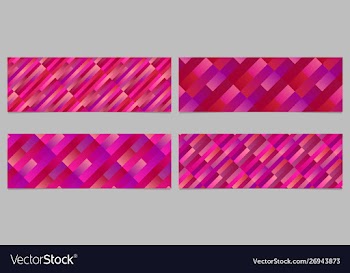 Abstract diagonal stripe pattern banner vector image